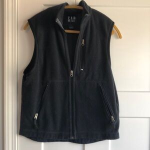 GAP Navy Fleece Vest Size S